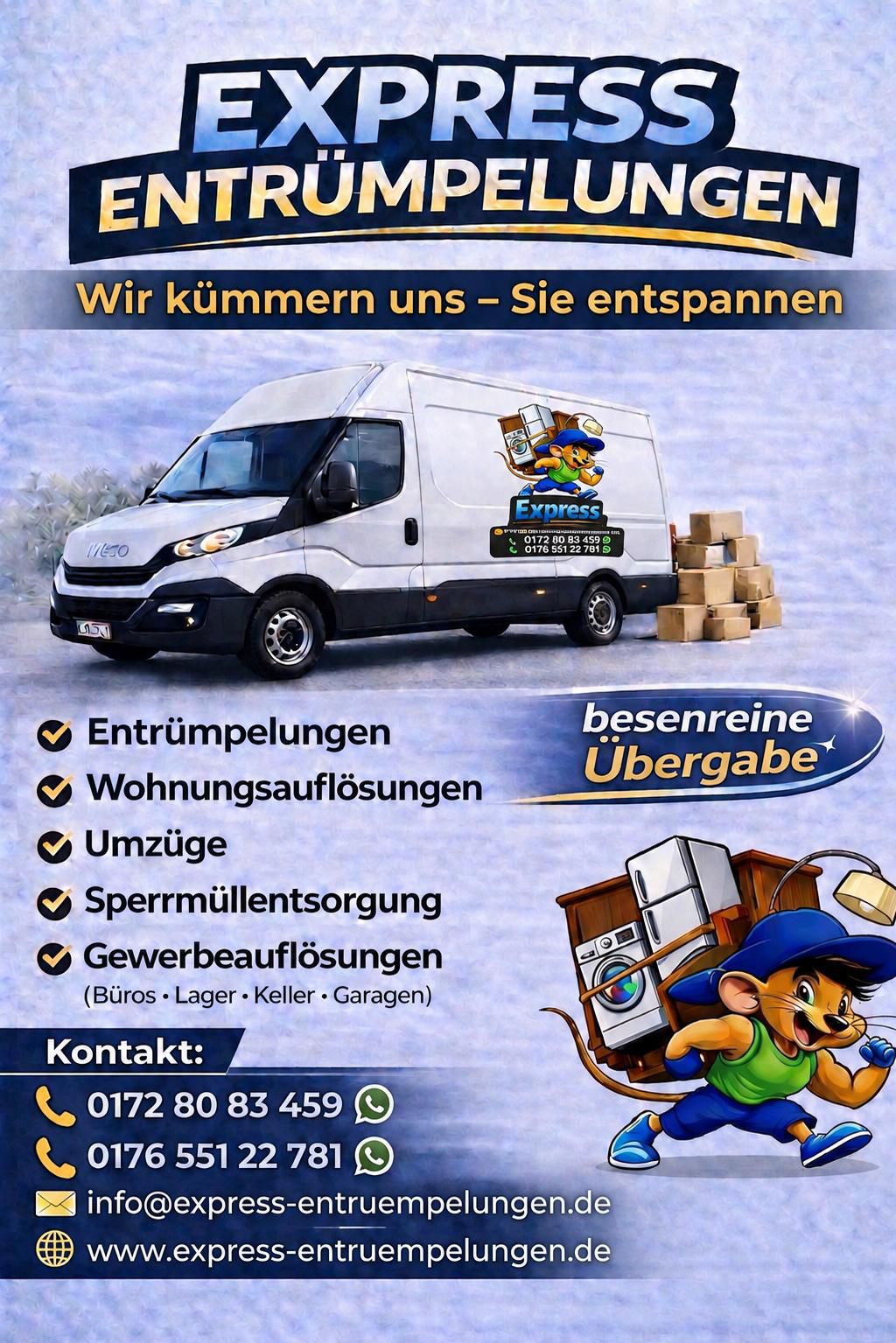 Express Entrümpelungen Flyer